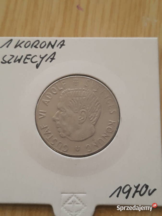 1Korona Szwecja 1970 r Konin sprzedam