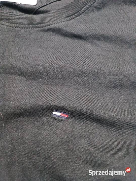 Tommy Jeans Tshirt czarny M klasyk z logo