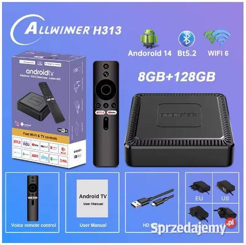 Smart TV Box Android 14 Kraków sprzedam