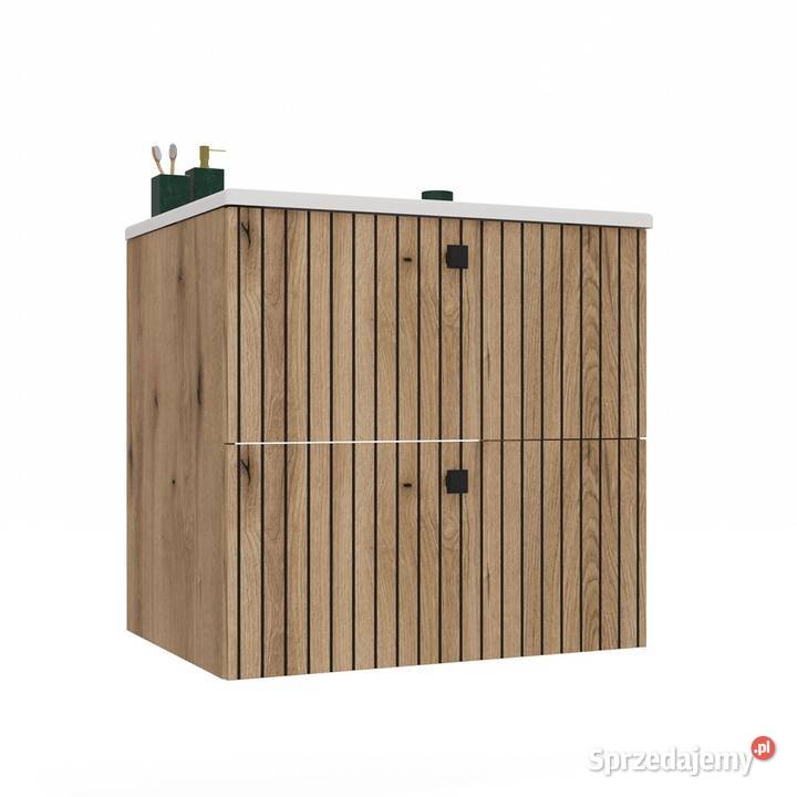 Szafka pod umywalkę TIGO 60 2S Dąb Evoke 60cm