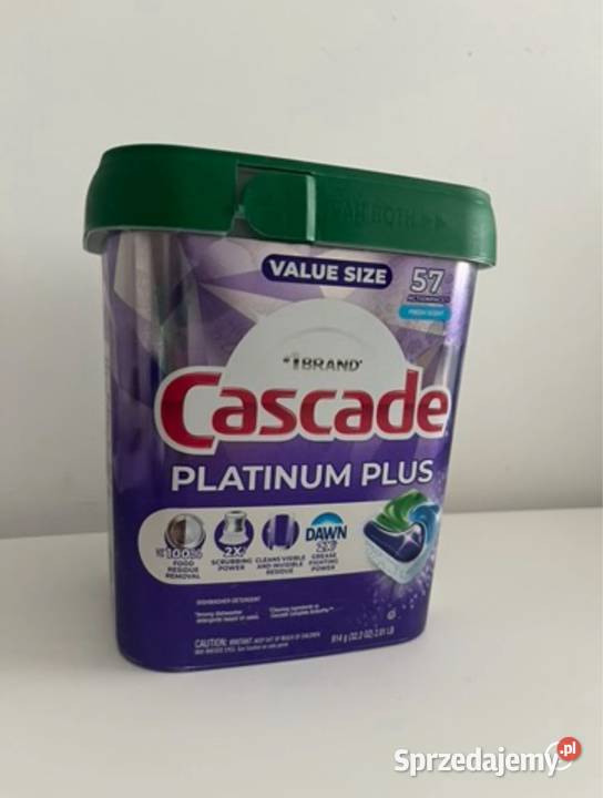 Cascade Platinum Plus 57 kapsułek do zmywarki Poznań