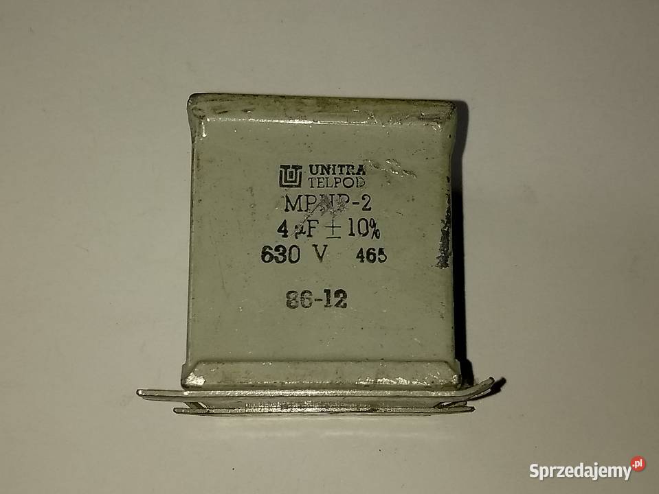 Kondensator MPHP2 4 mikroF630V Części i akcesoria Łódź