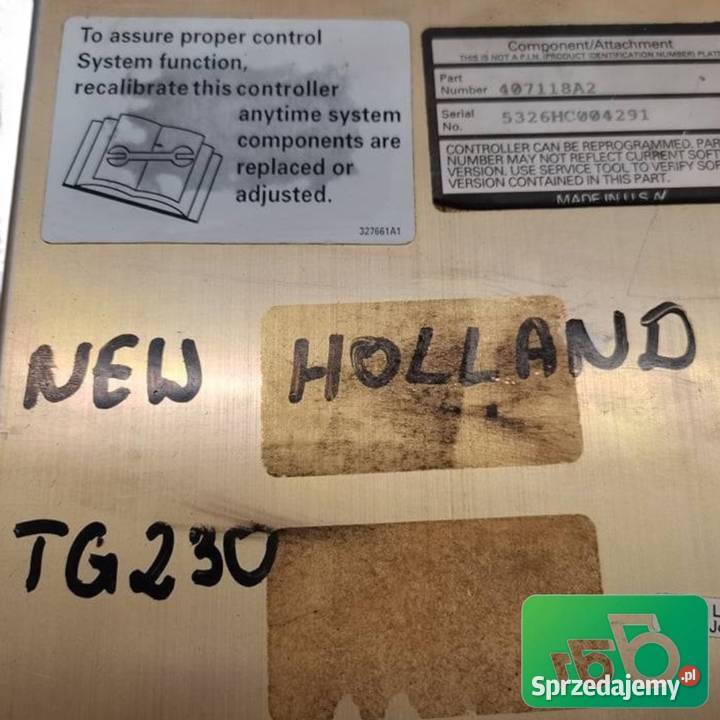 Moduł Komputer Sterownik Tylny Podnośnik CNH wielkopolskie Wilkowo sprzedam