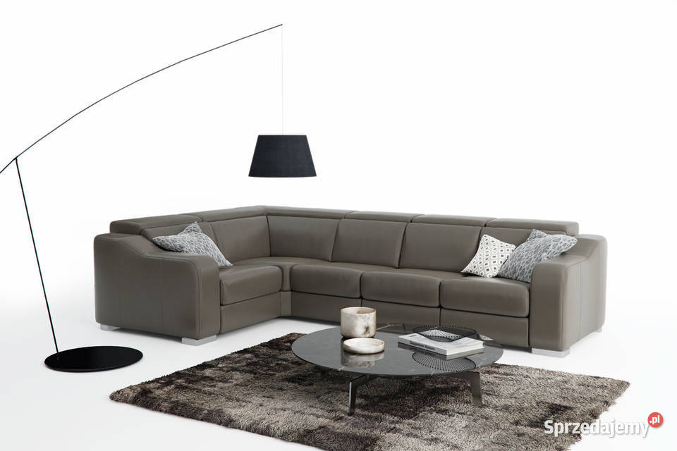 Narożnik z systemem Relax Tkanina Kobalt Wanat Komplety wypoczynkowe Gliwice