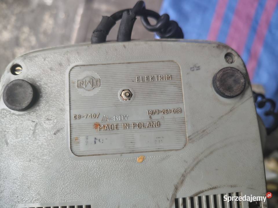 SPRAWNY legenda PRL Telefon tarcza kręcony antyk Telefony przewodowe wielkopolskie Krotoszyn