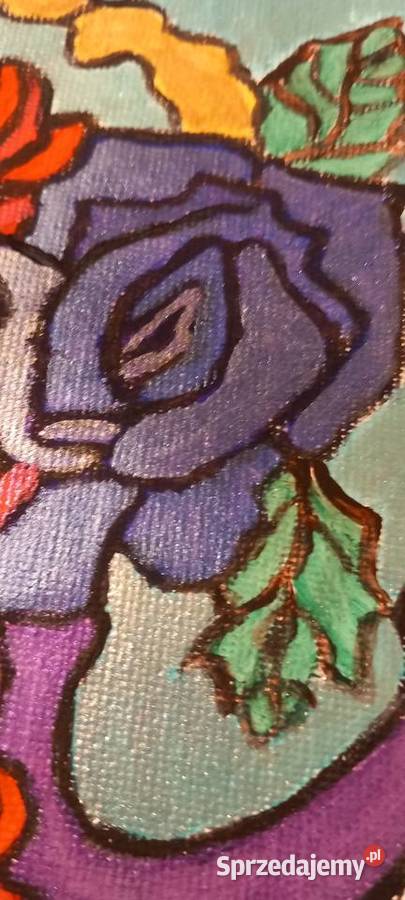 Kobieta w kapeluszu 24x30 sprzedam