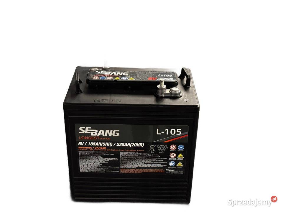 Akumulator SeBang L105 6V 225Ah P 20hr Jelcz-Laskowice