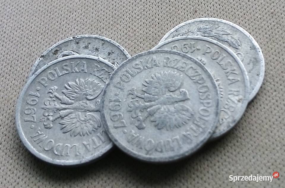 POLSKA10 GROSZY1967 rzzmAL6 SZTUK