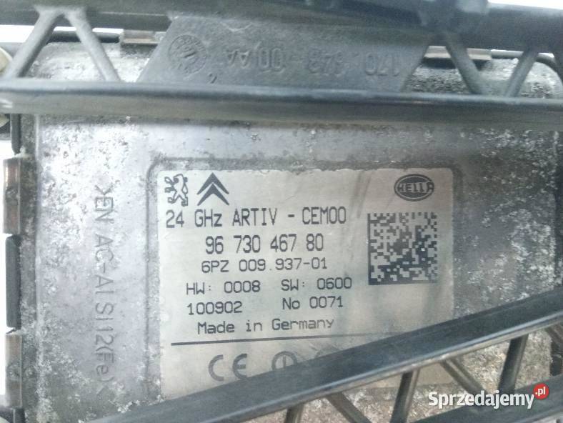 CZUJNIK SENSOR ZBLIŻENIOWY RADAR 9673046780
