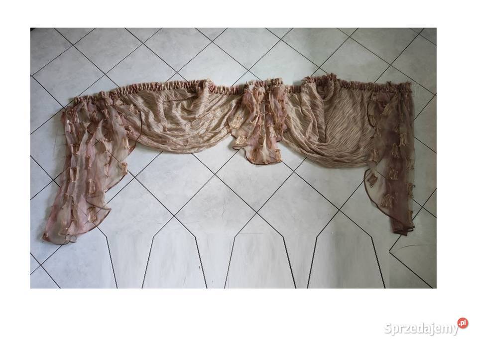 lambrekin firana firanka ozdoba okna stora tiul Kielce