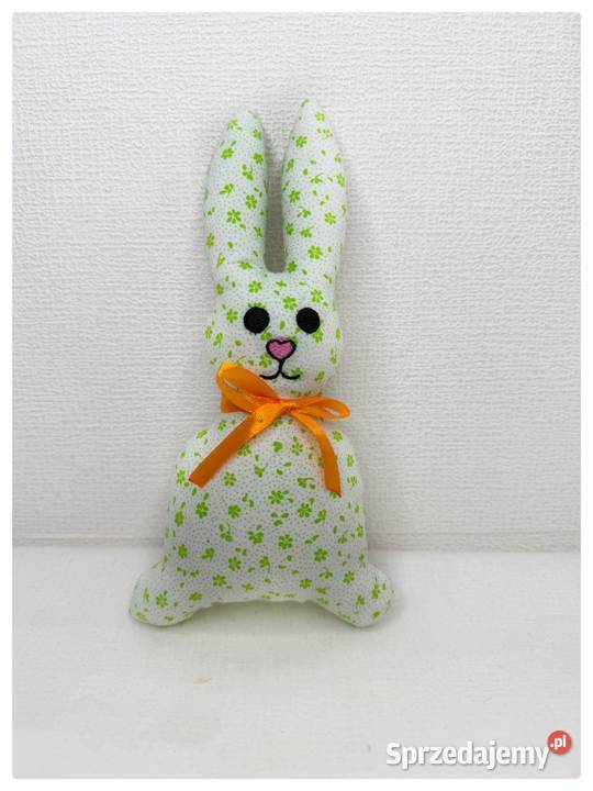 Zajączki króliki maskotki dekoracje świąteczne Tkanina  podkarpackie