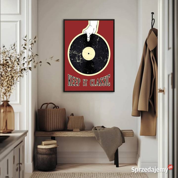 Plakat A4 Retro vibe wielokolorowy mazowieckie
