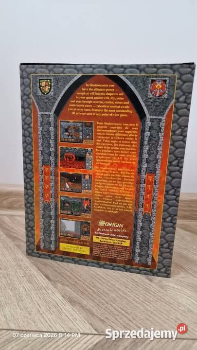 ShadowCaster PC Big Box 1993 Dyskietki 35 Stan Zielona Góra