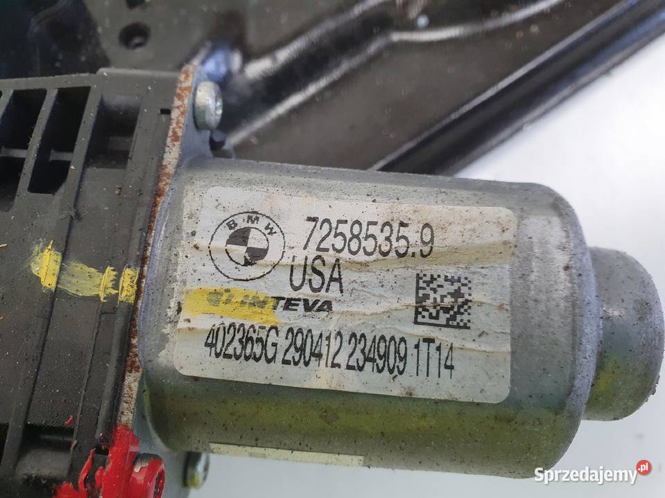 BMW X3 F25 PODNOŚNIK SZYBY lewy tył KIEROWCY lubelskie Chełm