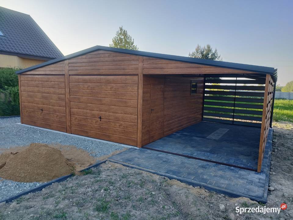 Wiata Carport Hala Garaż Blaszany profil ocynk opolskie Krapkowice