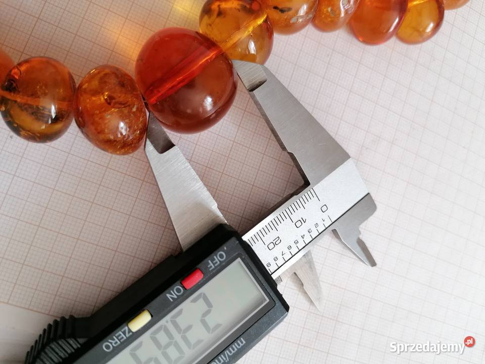 Naszyjnik Bursztyn Vintage 150gram podlaskie
