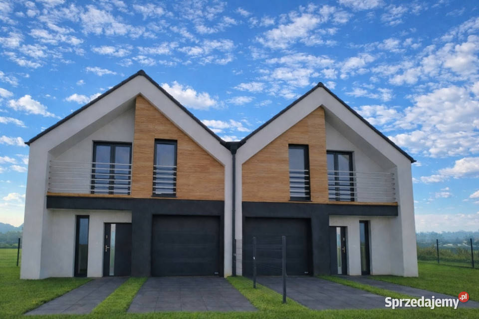 Dom bliźniak NowinkiMosina4 pokoje 3 garderoby