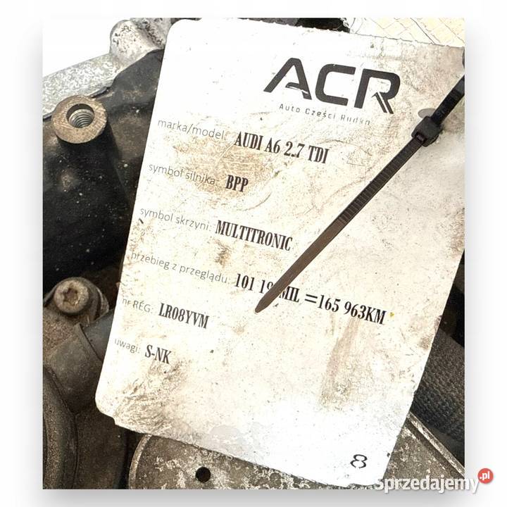SILNIK BPP Audi A4 B7 A6 C6 27 TDI V6 180 diesel Chełm sprzedam