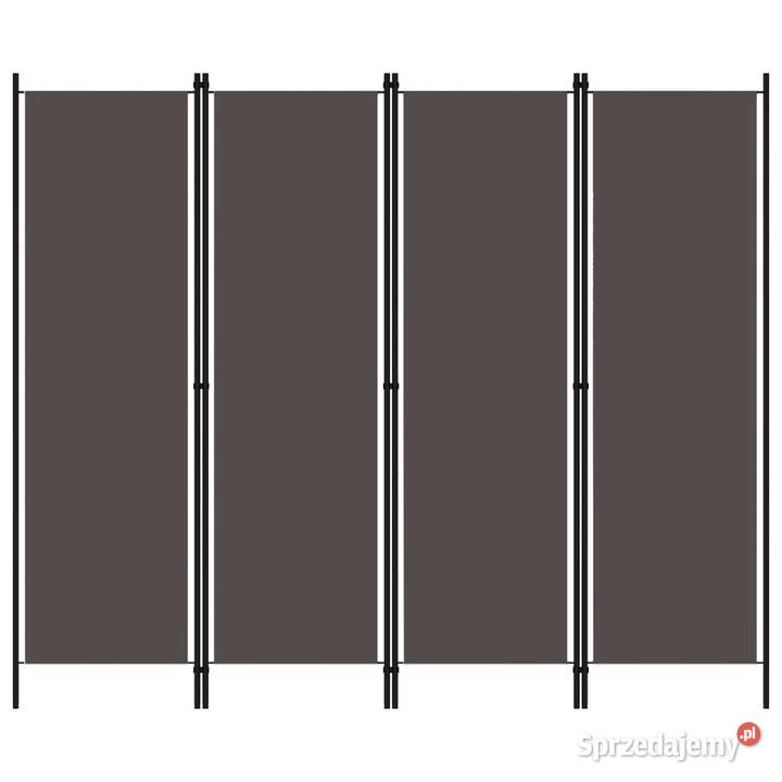 Parawan 4panelowy antracytowy 200 x 180 320721 Warszawa