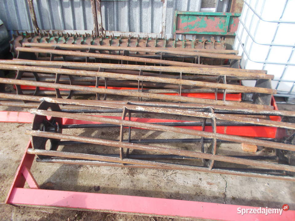 wał rurowy pakera 2 3 m ramka skrobaki AGROMASZ