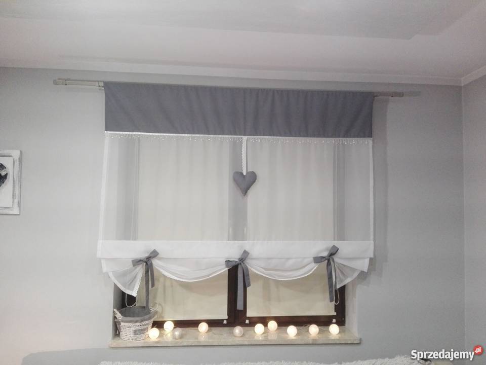 roletka firana z koralikami Wystrój okien Nowa Wieś