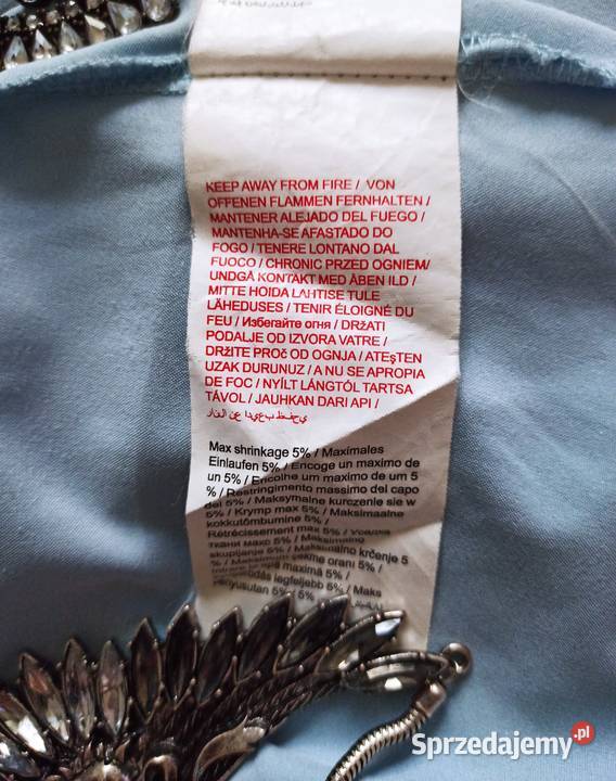 błękitna koszulka Only XL