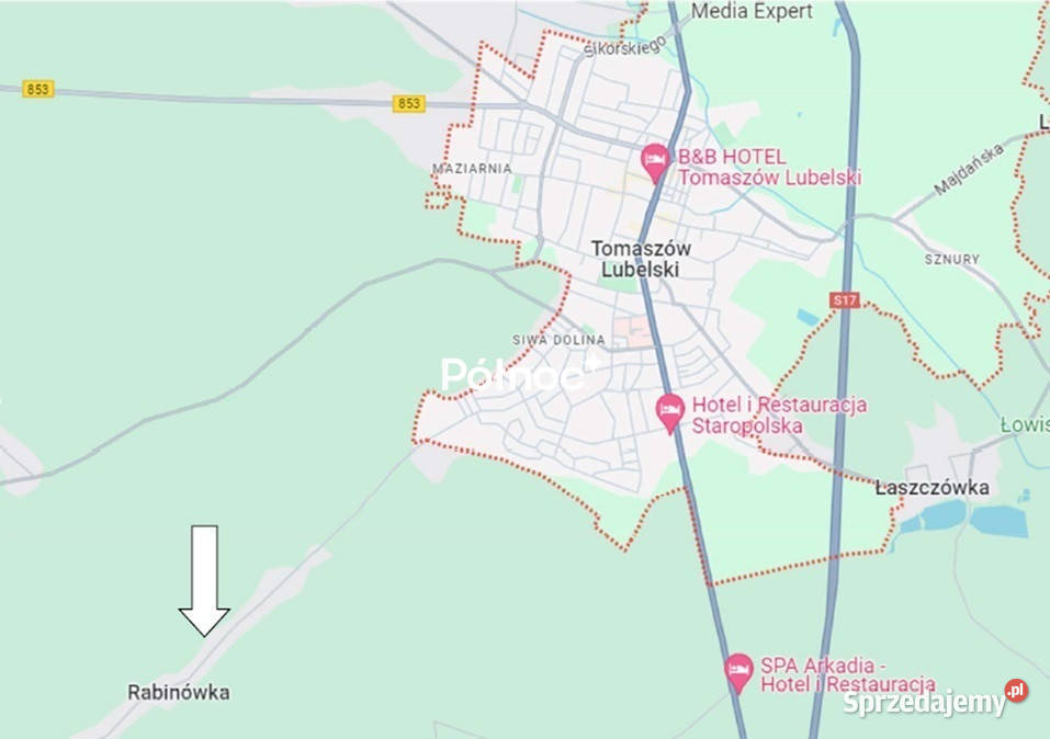 Działka budowlana z możliwością podziału Rabinówka sprzedam