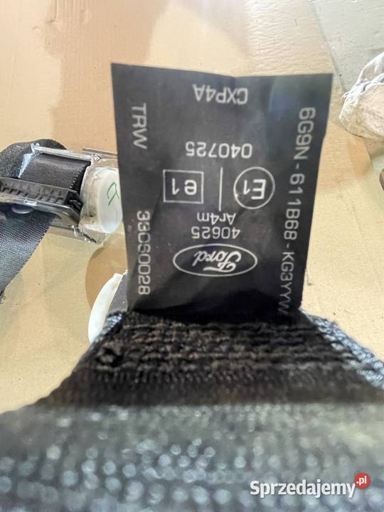 Pas bezpieczeństwa tył tylny ford mondeo mk4 Pasy bezpieczeństwa