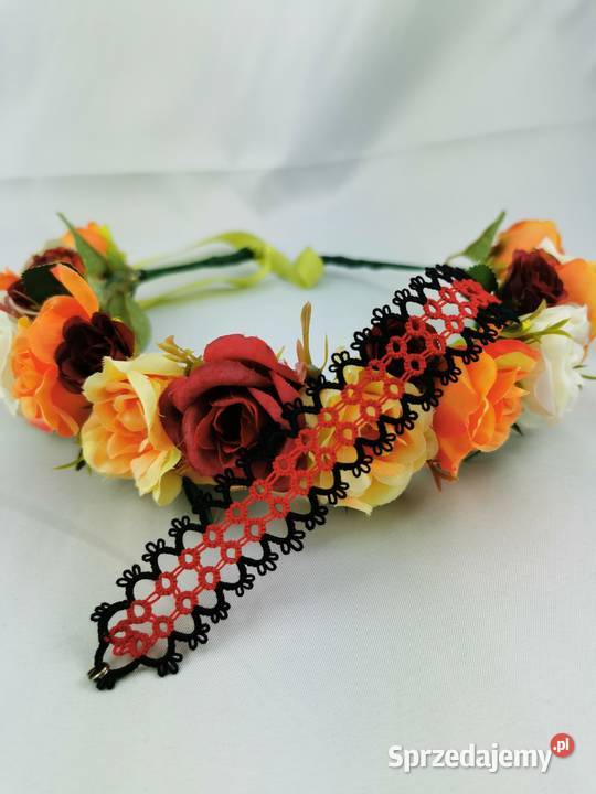 Bransoletka frywolitkowa Wiśniowa sprzedam