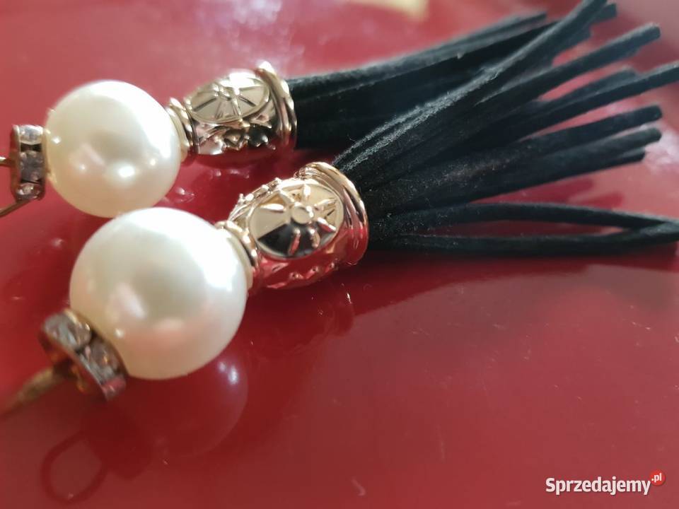 zawieszki przywieszki wisiorki kolczyki perły Kielce