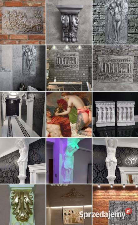 Sztukateria gipsowa Płaskorzeźba grecka egipska