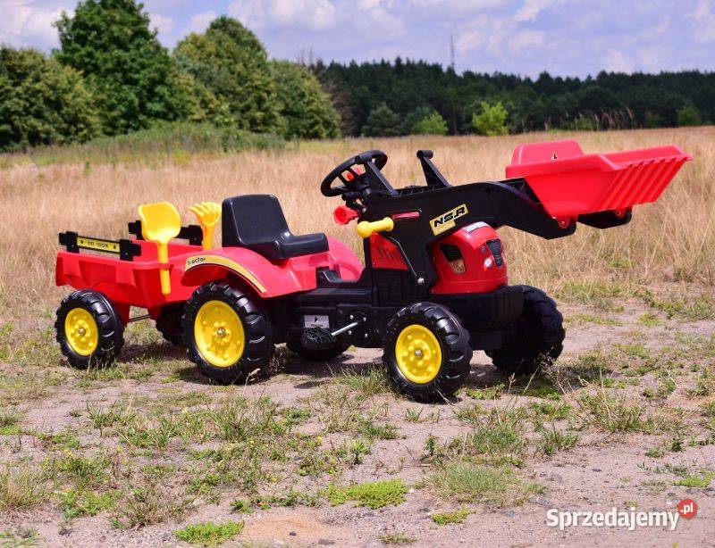TRAKTOR NA PEDAŁY Z PRZYCZEPĄ I ŁYŻKĄ TR3005 kujawsko-pomorskie