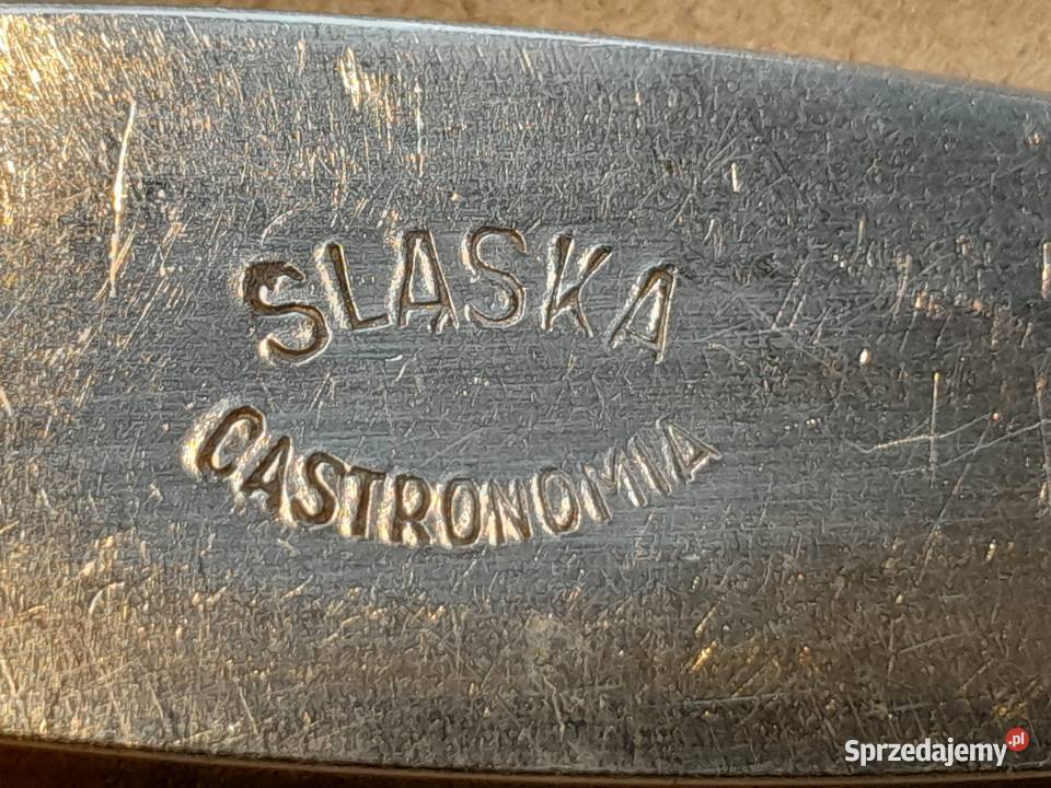 Stara duża łyżka stołowa PRL Śląska Gastronomia śląskie Dąbrowa Górnicza