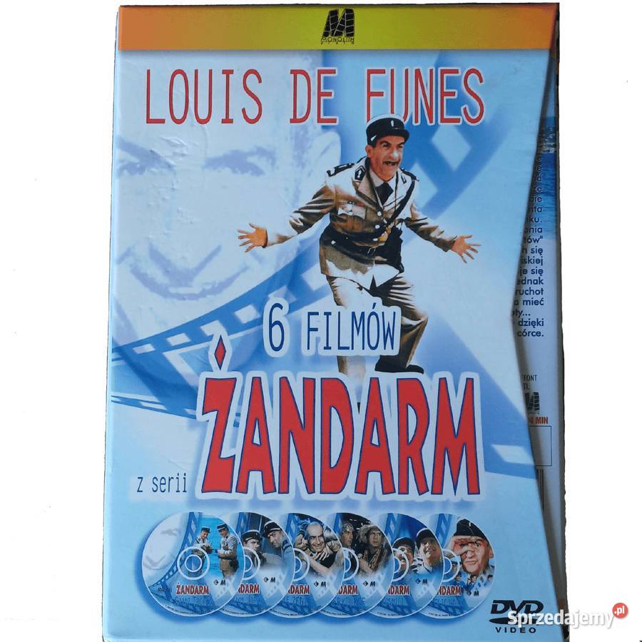 Żandarm z Louis De Funes 6 odcinków DVD BOX Warszawa sprzedam