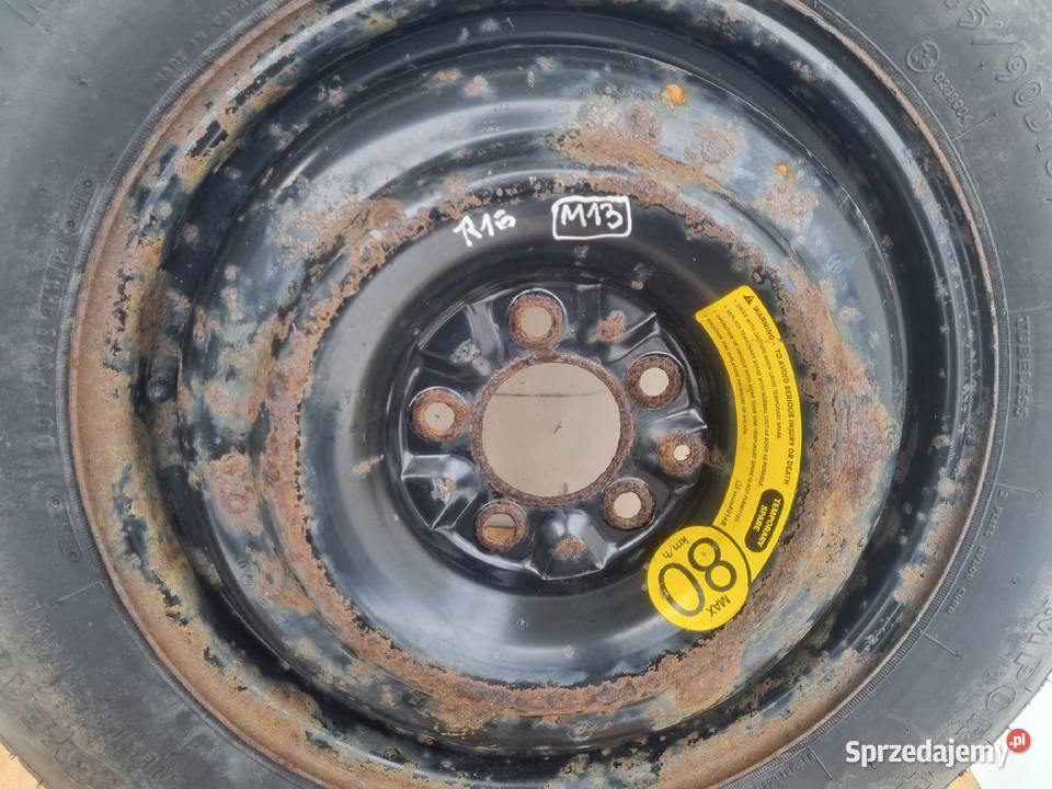 KOŁO DOJAZDOWE Chrysler Voyager dojazdówka 14590 Chełm sprzedam