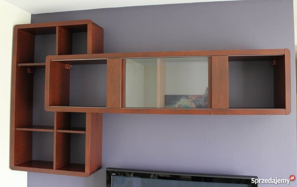Drewniana półka wisząca regał na książki z 109cm mazowieckie Warszawa