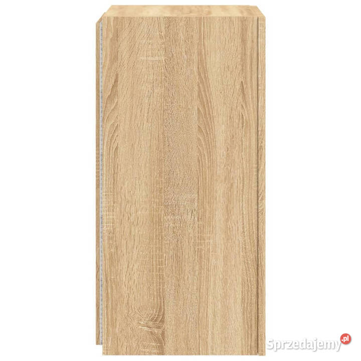 Ścienne szafki TV z LED 2 dąb sonoma 305x35x70 mazowieckie Warszawa