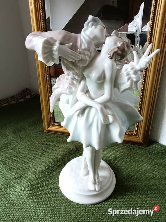 Figurka tańcząca para chutshenreuther Porcelana i szkło Gorlice