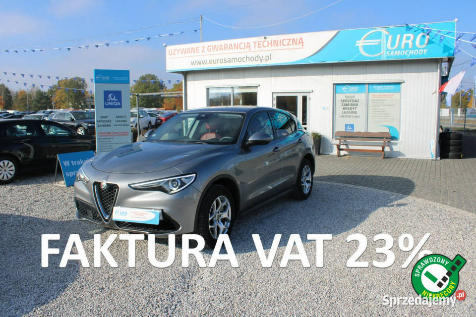 Alfa Romeo Stelvio FVAT Q4 Skóra Kamera nieuszkodzony Warszawa