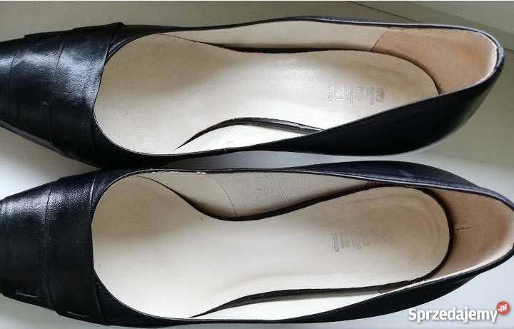 eleganckie szpilki Eksbut czarne czarny r 37 mazowieckie Zakole-Wiktorowo sprzedam