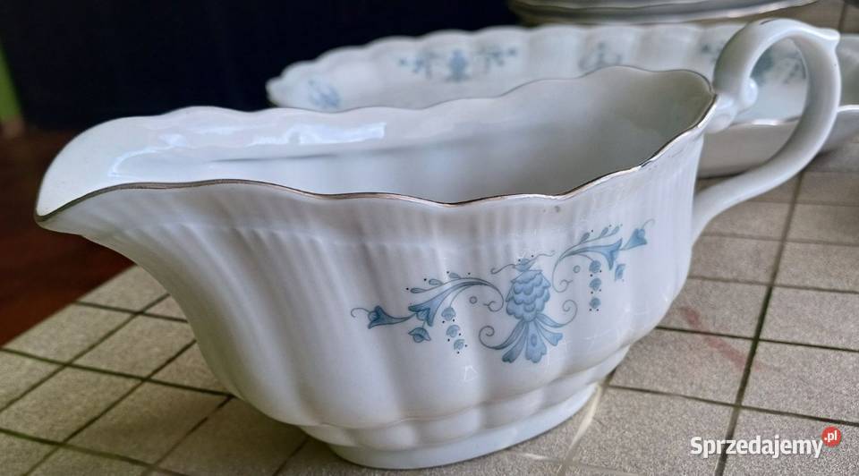 Zestaw porcelany PRL vintage z delikatnymi dolnośląskie Kowary