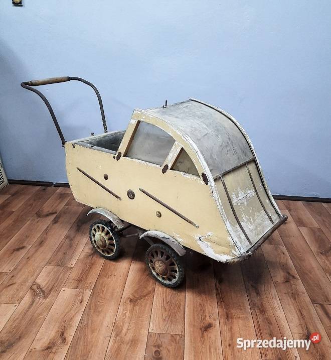 Retro Wózek Dziecięcy lata 50 AntykiMarki Marki sprzedam