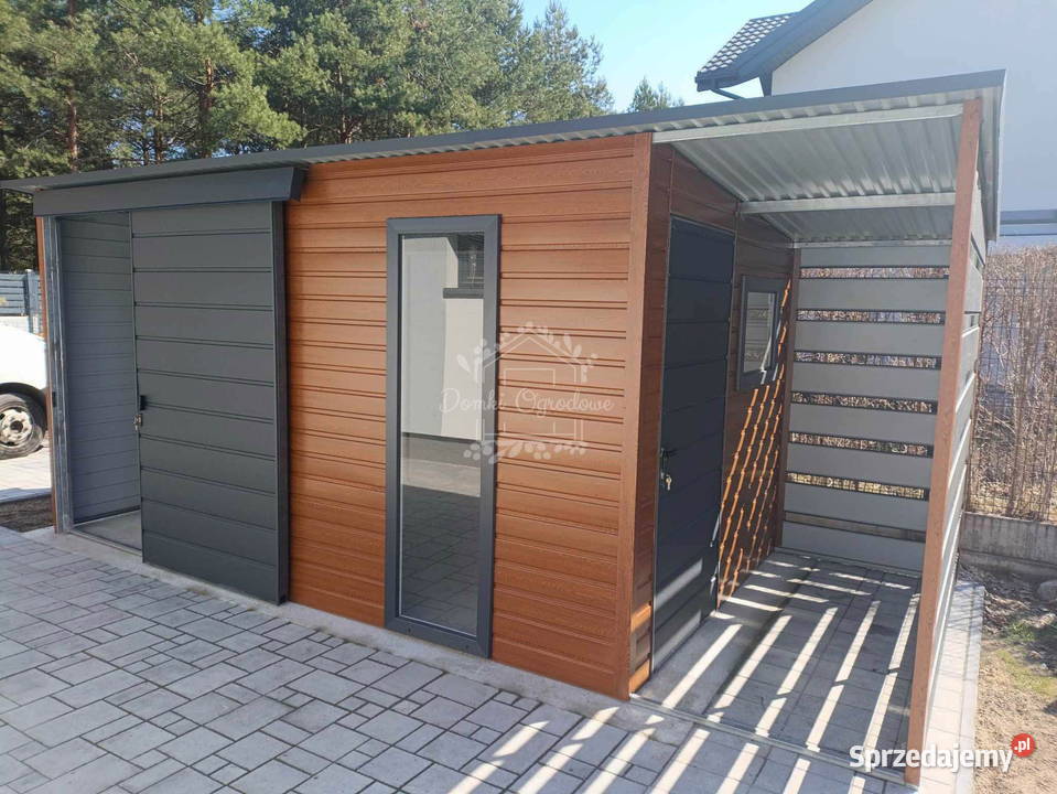 Schowek domek ogrodowy 44x25m wiata drzwi Ogród Radom