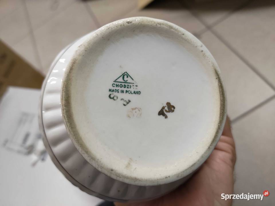 Dzbanek karafka Porcelana Chodzież złocenia Porcelana i szkło
