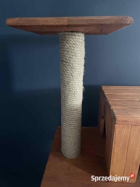 Drapak kota ręcznie robiony