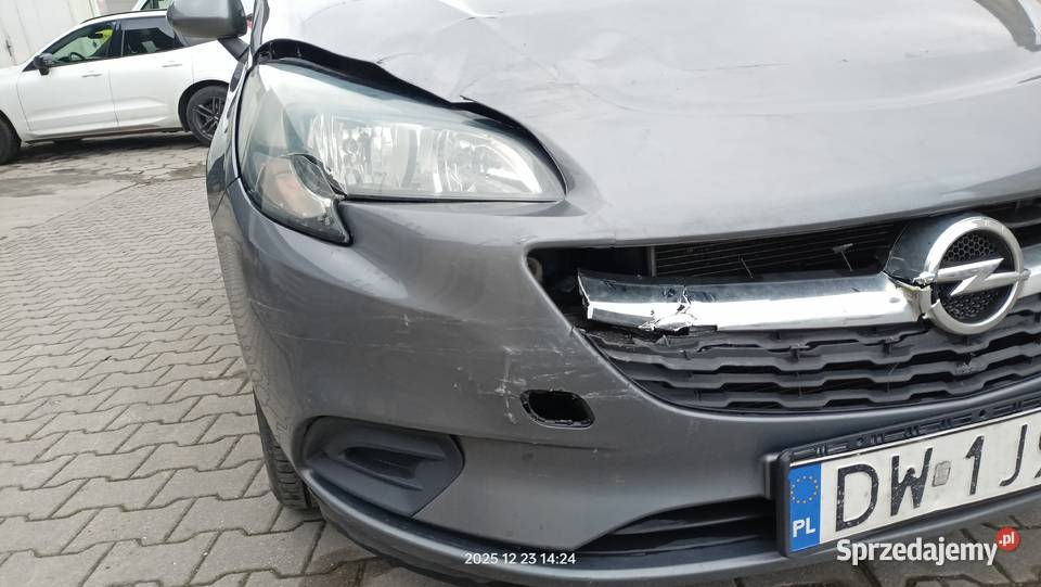 Opel Corsa E 14 LPG 2016 VAT1A uszkodzony wielofunkcyjna kierownica Białystok