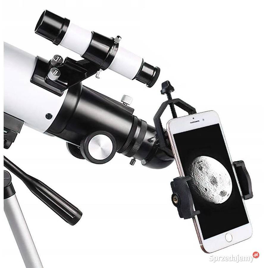 Teleskop Astrologiczny LUNETA 70mm Uchwyt n Lornetki i teleskopy