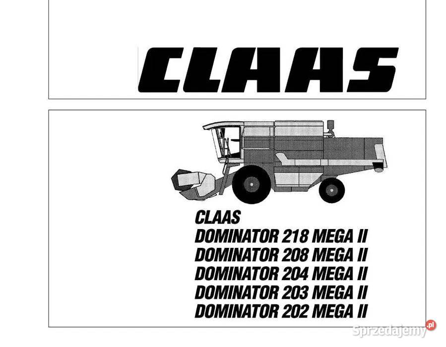 Instrukcja elektryki hydrauliki Claas MEGA 202 Zduńska Wola