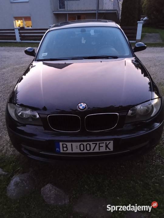 BMW E87 czarny benzyna podlaskie