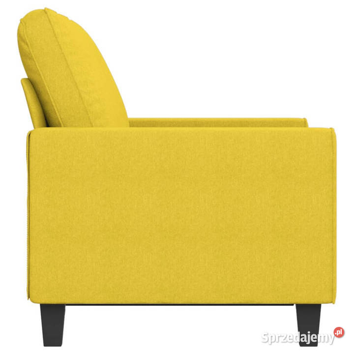 Sofa 2osobowa jasnożółta 120 tapicerowana Warszawa sprzedam